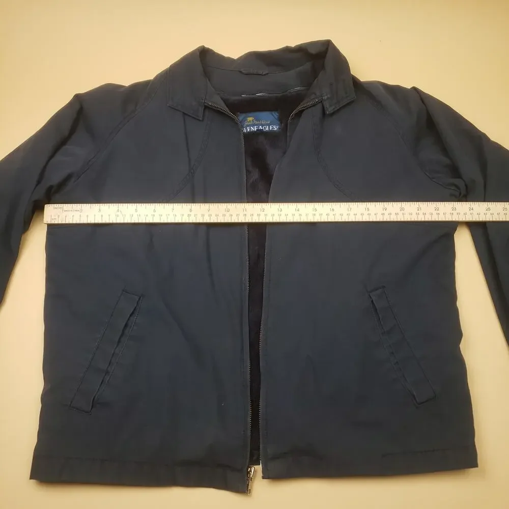 Vintage Jack Nicklaus Gleneagles Jacket Fur Line Golf Zip Up Jacket Mens XL 40R - Picture 9 of 10